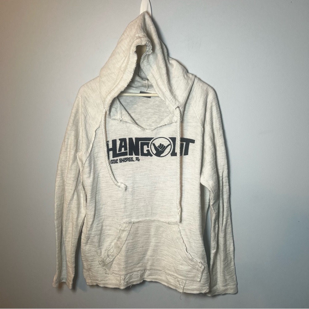 Hangout Music Festival Gulf Shores, Alabama Rag Hoodie Men’s S Boho Hippy Terry
